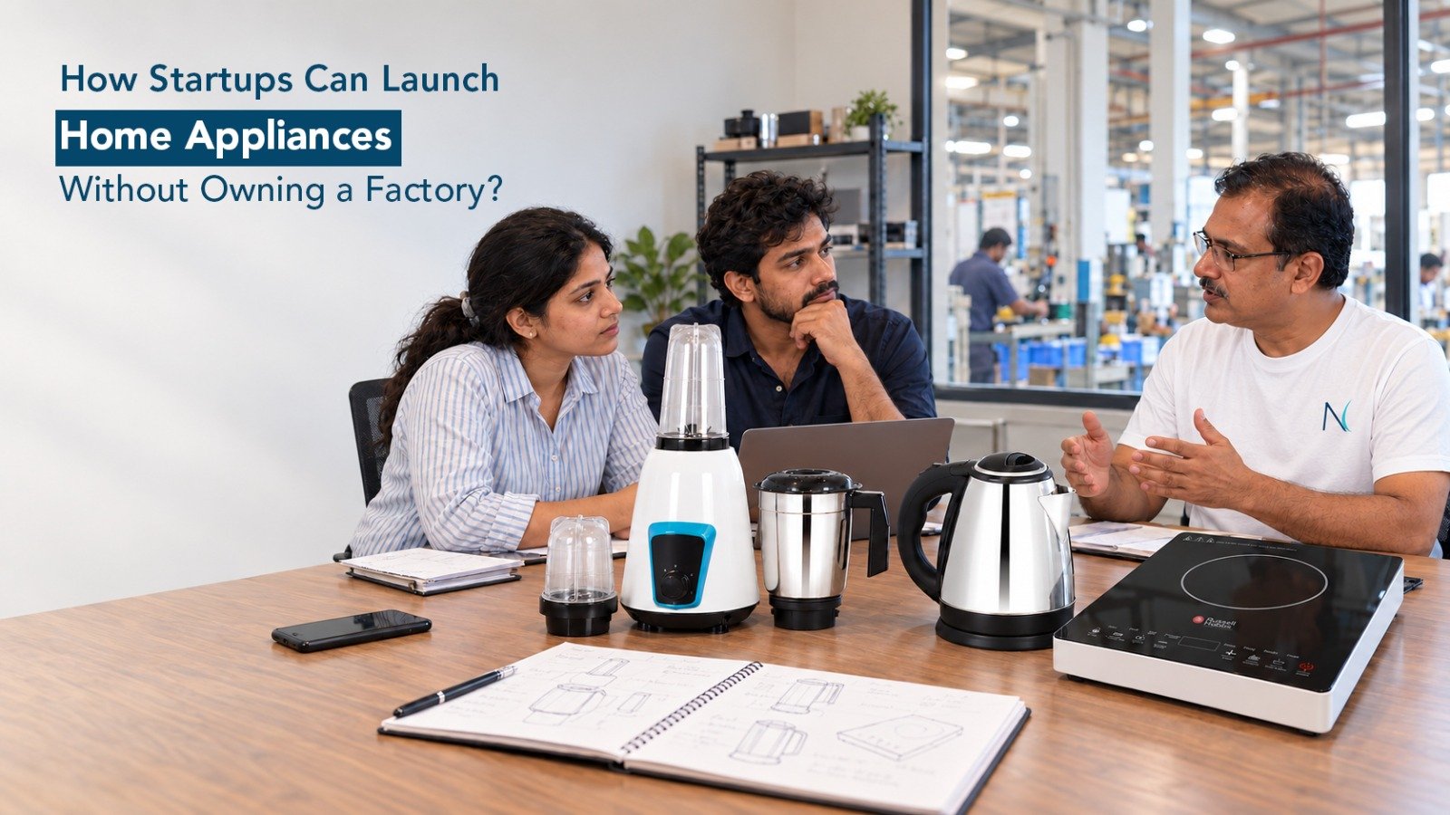How Startups Can Launch Home Appliances Without Owning a Factory by Novacare Appliances
